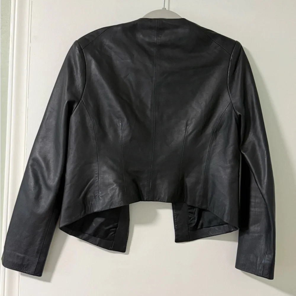 Joe’s Collection Lamb Leather Black Jacket Size S - Picture 7 of 15
